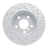 Dynamic Friction 2014-2024 MINI Cooper (Excl Clubman) Front Left Drilled Geoperformance Rotor by Dynamic Friction Company 820-32017L