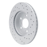Dynamic Friction 2014-2024 MINI Cooper (Excl Clubman) Front Left Drilled Geoperformance Rotor by Dynamic Friction Company 820-32017L