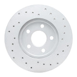 Dynamic Friction 1995-2000 Chrysler Cirrus Front Left Drilled Geoperformance Rotor by Dynamic Friction Company 820-39009L