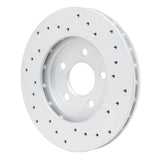 Dynamic Friction 1995-2000 Chrysler Cirrus Front Left Drilled Geoperformance Rotor by Dynamic Friction Company 820-39009L