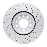 Dynamic Friction 2013-2023 Chrysler 200 Front Left Drilled Geoperformance Rotor by Dynamic Friction Company 820-39025L