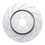 Dynamic Friction 2014-2023 Dodge Charger Front Left Drilled Geoperformance Rotor by Dynamic Friction Company 820-40035L