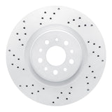 Dynamic Friction 2015-2022 Ram Promaster City Front Left Drilled Geoperformance Rotor by Dynamic Friction Company 820-40049L