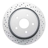 Dynamic Friction 2002-2024 Chrysler Aspen Rear Left Drilled Geoperformance Rotor by Dynamic Friction Company 820-40095L