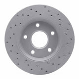 Dynamic Friction 2008-2016 Chrysler Town & Country Front Left Drilled Geoperformance Rotor by Dynamic Friction Company 820-40107L