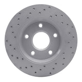 Dynamic Friction 2008-2016 Chrysler Town & Country Front Right Drilled Geoperformance Rotor by Dynamic Friction Company 820-40107R