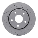 Dynamic Friction 2008-2016 Chrysler Town & Country Front Right Drilled Geoperformance Rotor by Dynamic Friction Company 820-40107R