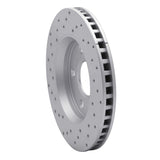 Dynamic Friction 2008-2016 Chrysler Town & Country Front Right Drilled Geoperformance Rotor by Dynamic Friction Company 820-40107R