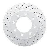 Dynamic Friction 2009-2025 Dodge Ram 3500 Front Left Drilled Geoperformance Rotor by Dynamic Friction Company 820-40110L