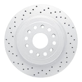 Dynamic Friction 2019-2025 Ram 1500 Rear Left Drilled Geoperformance Rotor by Dynamic Friction Company 820-40121L