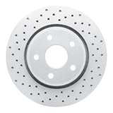 Dynamic Friction 2005-2010 Jeep Grand Cherokee Front Left Drilled Geoperformance Rotor by Dynamic Friction Company 820-42000L
