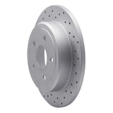 Dynamic Friction 2005-2010 Jeep Commander Rear Left Drilled Geoperformance Rotor by Dynamic Friction Company 820-42001L