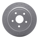 Dynamic Friction 2005-2010 Jeep Commander Rear Left Drilled Geoperformance Rotor by Dynamic Friction Company 820-42001L