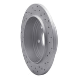 Dynamic Friction 2005-2010 Jeep Commander Rear Left Drilled Geoperformance Rotor by Dynamic Friction Company 820-42001L