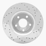 Dynamic Friction 2011-2022 Dodge Durango Front Left Drilled Geoperformance Rotor by Dynamic Friction Company 820-42005L