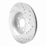 Dynamic Friction 2011-2022 Dodge Durango Front Left Drilled Geoperformance Rotor by Dynamic Friction Company 820-42005L