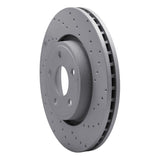 Dynamic Friction 2011-2025 Dodge Durango Front Right Drilled Geoperformance Rotor by Dynamic Friction Company 820-42007R
