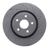 Dynamic Friction 2011-2025 Dodge Durango Front Right Drilled Geoperformance Rotor by Dynamic Friction Company 820-42007R