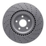 Dynamic Friction 2012-2025 Dodge Durango Front Left Drilled Geoperformance Rotor by Dynamic Friction Company 820-42009L