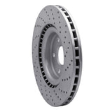 Dynamic Friction 2012-2025 Dodge Durango Front Left Drilled Geoperformance Rotor by Dynamic Friction Company 820-42009L