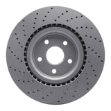 Dynamic Friction 2012-2025 Dodge Durango Front Right Drilled Geoperformance Rotor by Dynamic Friction Company 820-42009R