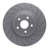 Dynamic Friction 2012-2025 Dodge Durango Front Right Drilled Geoperformance Rotor by Dynamic Friction Company 820-42009R