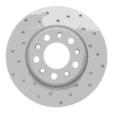 Dynamic Friction 2014-2022 Chrysler 200 Rear Left Drilled Geoperformance Rotor by Dynamic Friction Company 820-42012L
