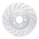 Dynamic Friction 2014-2026 Alfa Romeo Tonale Front Left Drilled Geoperformance Rotor by Dynamic Friction Company 820-42013L