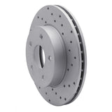 Dynamic Friction 1999-2004 Jeep Grand Cherokee Front Right Drilled Geoperformance Rotor by Dynamic Friction Company 820-42024R