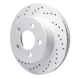 Dynamic Friction 1999-2006 Jeep TJ (Canada - See Wrangler For Us) Front Left Drilled Geoperformance Rotor by Dynamic Friction Company 820-42026L