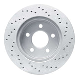 Dynamic Friction 1999-2006 Jeep TJ (Canada - See Wrangler For Us) Front Left Drilled Geoperformance Rotor by Dynamic Friction Company 820-42026L