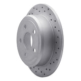 Dynamic Friction 2007-2018 Jeep Wrangler Rear Right Drilled Geoperformance Rotor by Dynamic Friction Company 820-42029R