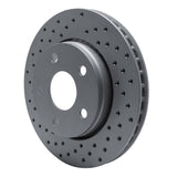 Dynamic Friction 2007-2018 Jeep Wrangler Front Left Drilled Geoperformance Rotor by Dynamic Friction Company 820-42030L