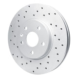 Dynamic Friction 2010-2025 Buick Regal Front Left Drilled Geoperformance Rotor by Dynamic Friction Company 820-45016L