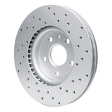 Dynamic Friction 2010-2025 Buick Regal Front Left Drilled Geoperformance Rotor by Dynamic Friction Company 820-45016L