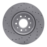 Dynamic Friction 2016-2021 Buick Regal Tourx Front Right Drilled Geoperformance Rotor by Dynamic Friction Company 820-45023R