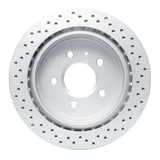 Dynamic Friction 2003-2011 Cadillac CTS Rear Left Drilled Geoperformance Rotor by Dynamic Friction Company 820-46014L