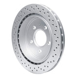 Dynamic Friction 2003-2011 Cadillac CTS Rear Left Drilled Geoperformance Rotor by Dynamic Friction Company 820-46014L