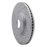 Dynamic Friction 2008-2019 Cadillac CTS Rear Left Drilled Geoperformance Rotor by Dynamic Friction Company 820-46024L
