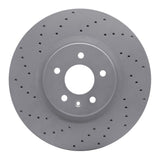 Dynamic Friction 2008-2019 Cadillac CTS Rear Left Drilled Geoperformance Rotor by Dynamic Friction Company 820-46024L