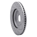 Dynamic Friction 2008-2019 Cadillac CTS Rear Left Drilled Geoperformance Rotor by Dynamic Friction Company 820-46024L