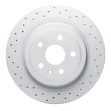 Dynamic Friction 2008-2014 Cadillac CTS Rear Left Drilled Geoperformance Rotor by Dynamic Friction Company 820-46026L