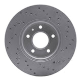 Dynamic Friction 2013-2025 Cadillac CT4 Front Left Drilled Geoperformance Rotor by Dynamic Friction Company 820-46033L