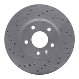 Dynamic Friction 2013-2025 Cadillac CT4 Front Left Drilled Geoperformance Rotor by Dynamic Friction Company 820-46033L