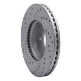 Dynamic Friction 2013-2025 Cadillac ATS Front Right Drilled Geoperformance Rotor by Dynamic Friction Company 820-46033R