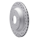 Dynamic Friction 1988-1996 Chevrolet Corvette Rear Right Drilled Geoperformance Rotor by Dynamic Friction Company 820-47022R
