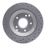 Dynamic Friction 1988-1996 Chevrolet Corvette Rear Right Drilled Geoperformance Rotor by Dynamic Friction Company 820-47022R