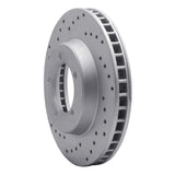 Dynamic Friction 1967-1970 Chevrolet Bel Air Front Left Drilled Geoperformance Rotor by Dynamic Friction Company 820-47030L