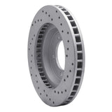 Dynamic Friction 1967-1970 Chevrolet Bel Air Front Left Drilled Geoperformance Rotor by Dynamic Friction Company 820-47030L