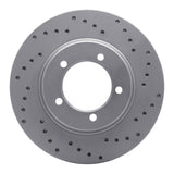 Dynamic Friction 1967-1970 Chevrolet Bel Air Front Right Drilled Geoperformance Rotor by Dynamic Friction Company 820-47030R